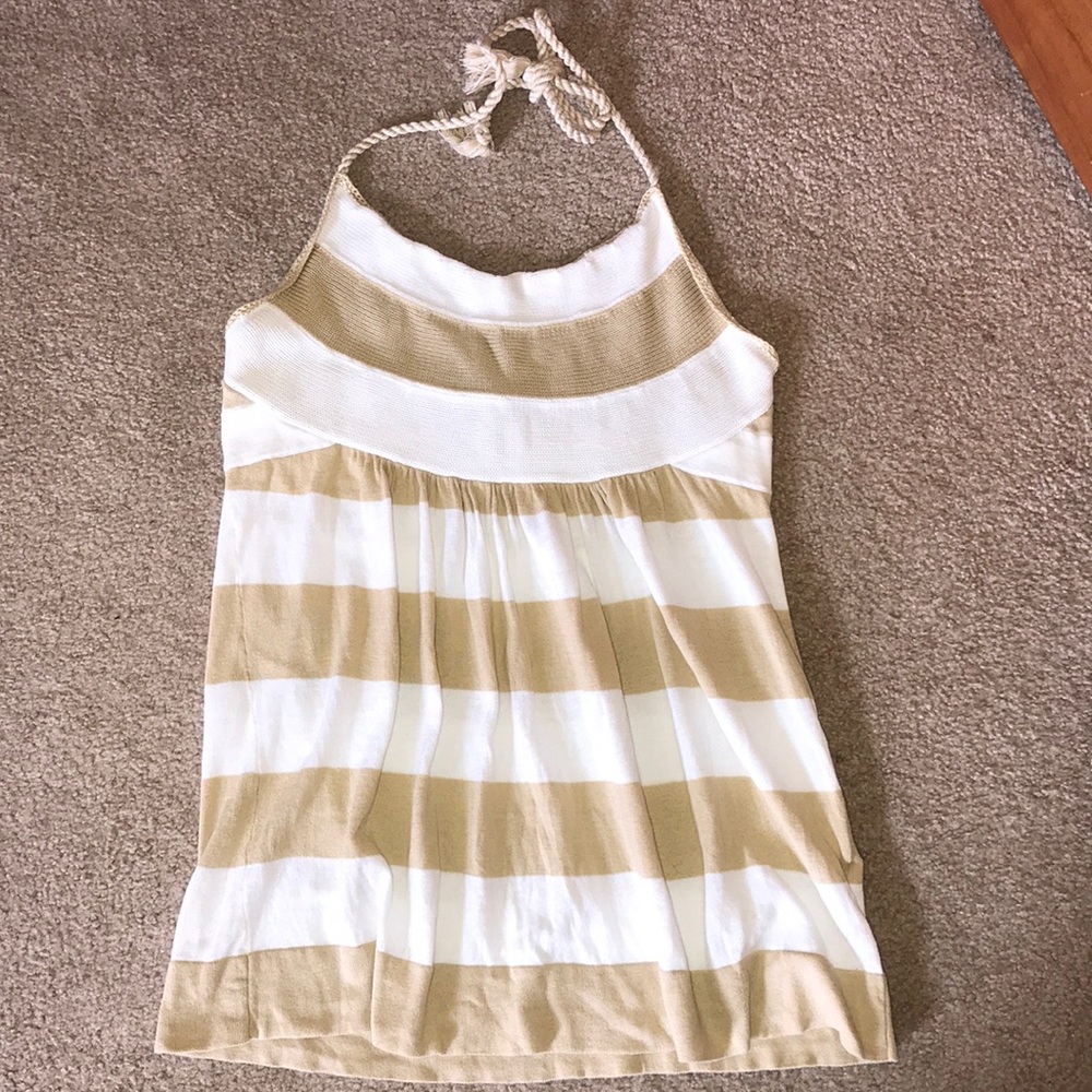 Tie up halter top